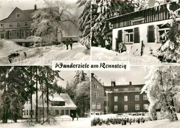Frauenwald Thueringen Wanderziele am Rennsteig Fraubachmühle
