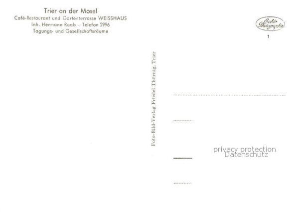 Trier Cafe Restaurant Gartenterrasse Weisshau – Bild 2