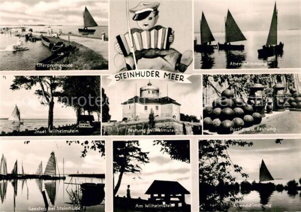 Steinhude Uferpromenade Abendstimmung Insel Wilhe