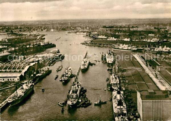 Hamburg Deutschlands grösster Hafen Fliegeraufn