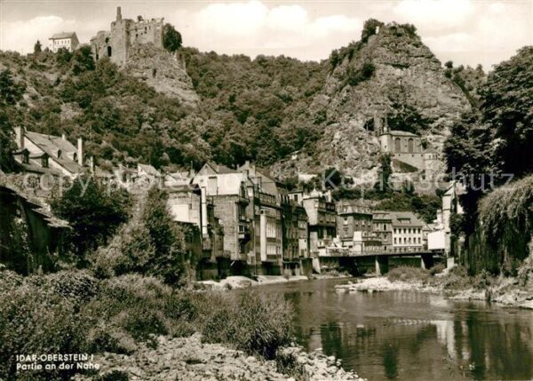 Idar-Oberstein Partie an der Nahe Felsenkirche Stadt d