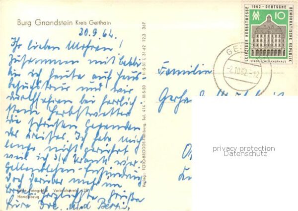 Gnandstein Blick zur Burg – Bild 2