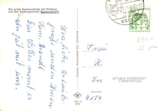 Neckarsteinach Neckarschleife Dilsberg Vierburgenstadt – Bild 2