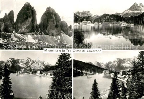 Misurinasee Lago e le Tre Cime di Lavaredo Misurina