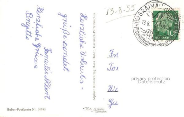 Grainau Dorfkirche mit Zugspitze Wettersteingeb – Bild 2