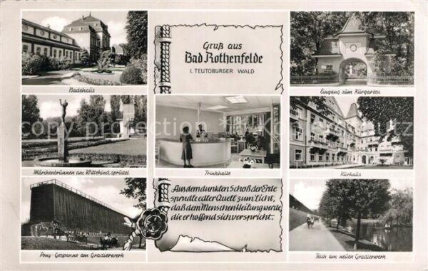 Bad Rothenfelde Badehaus Märchenbrunnen Wittekind Sprud