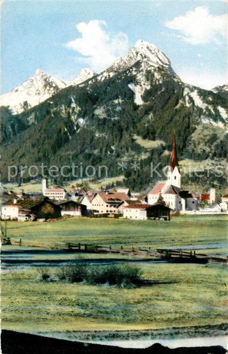 Reutte Tirol Panorama mit Gernspitze