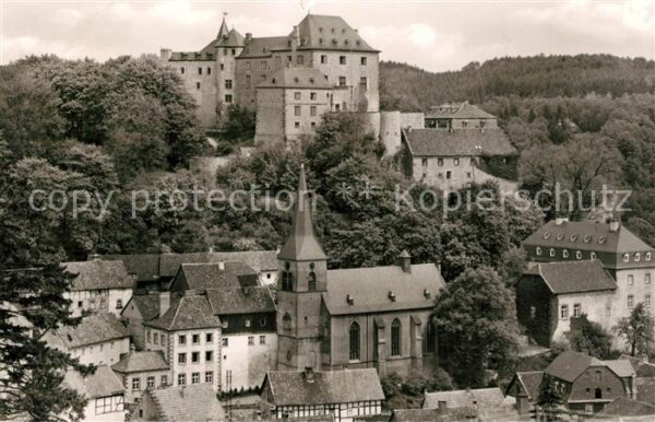 Blankenheim Ahr Altstadt mit Kirche und Schloss Perle d