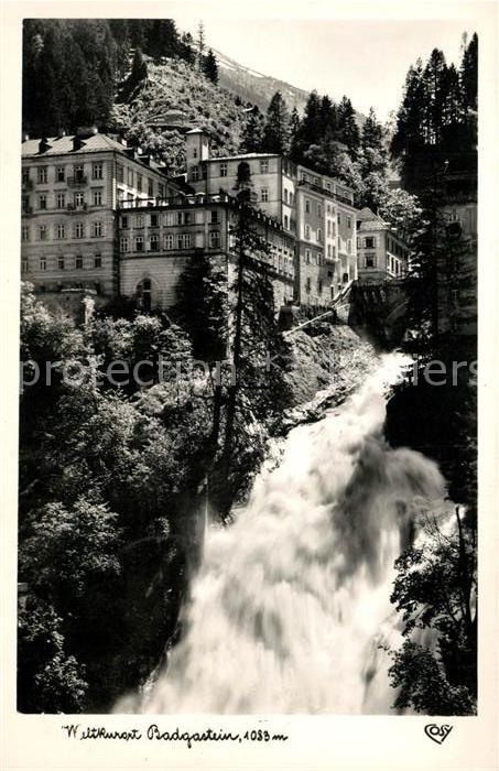 Badgastein Weltkurort Wasserfall
