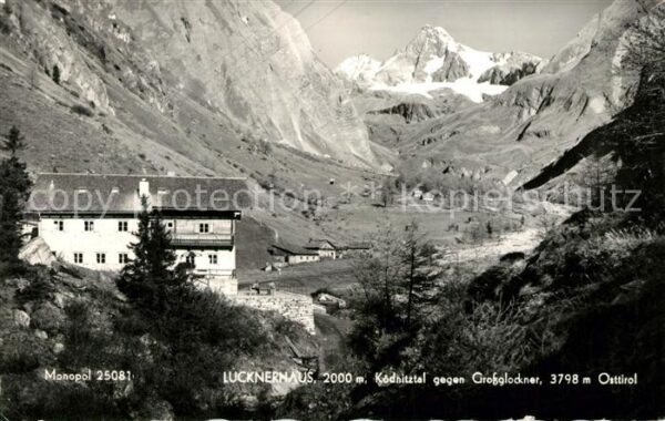 Kals Grossglockner Lucknerhaus Ködnitztal gegen Grossglock