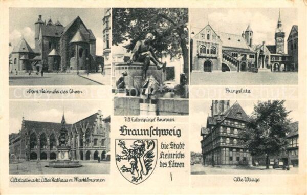 Braunschweig Dom Heinrichs des Löwen Altstadtmarkt R