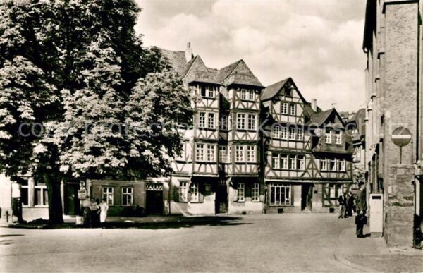 Wetzlar Jerusalemhaus Schillerplatz Fachwerkhäu