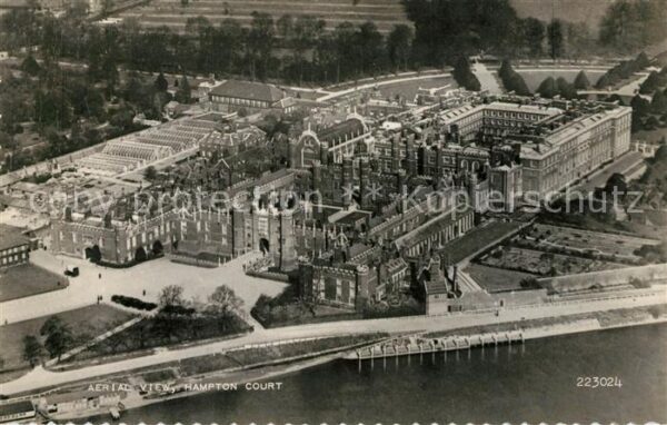 Hampton Court Aerial view Valentine's Postcard