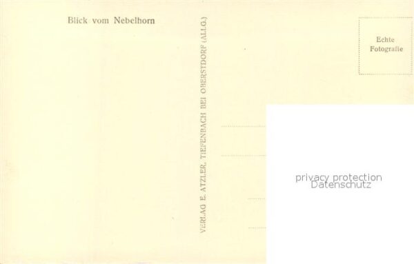 Oberstdorf Panorama Blick vom Nebelhorn Nebelmeer – Bild 2
