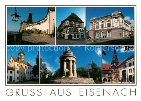 Eisenach Thueringen Wartburg Lutherhaus Theater landgräflic