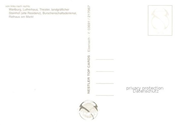 Eisenach Thueringen Wartburg Lutherhaus Theater landgräflic – Bild 2