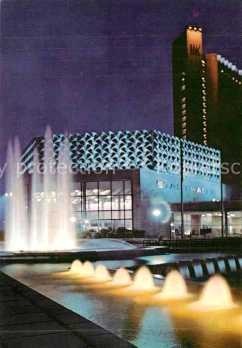 Karl-Marx-Stadt Stadthalle Interhotel Kongress Wassersp