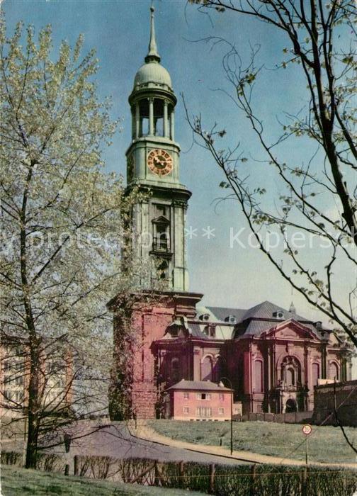 Hamburg St Michaeliskirche Der Michel Wahrzeich