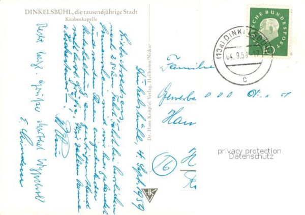Dinkelsbuehl 1000jährige Stadt Knabenkapelle – Bild 2
