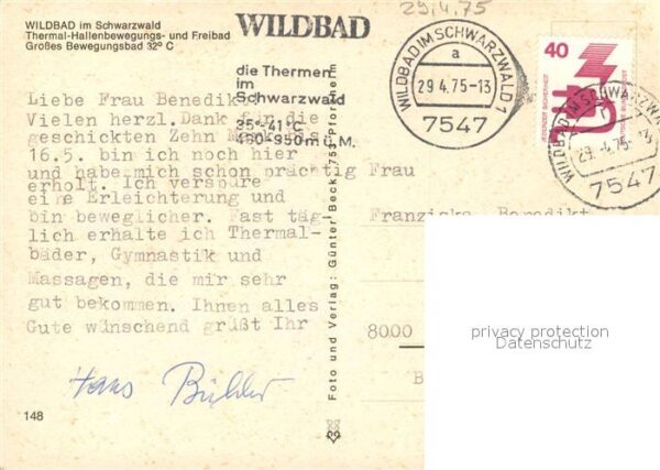 Bad Wildbad Thermal Hallenbewegungsbad – Bild 2