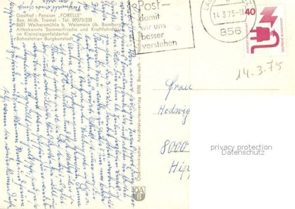 Weihersmuehle Weismain Gasthof Pension Forelle Landschaftspano – Bild 2