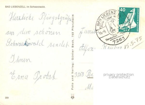 Bad Liebenzell Stadtpanorama Kurort im Schwarzwald – Bild 2