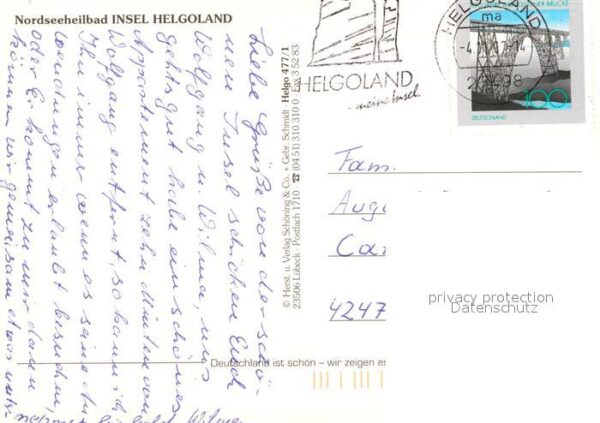Helgoland Nordseeinsel Fliegeraufnahme Lange Anne – Bild 2