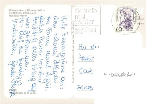 Pfronten Höhenluftkurort mit Schlicke und Rossbe – Bild 2