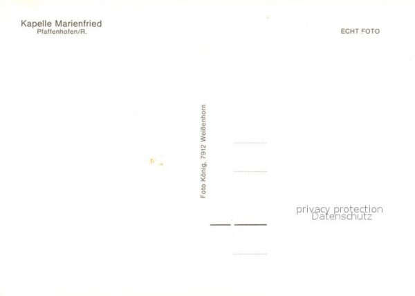Pfaffenhofen Roth Kapelle Marienfried – Bild 2