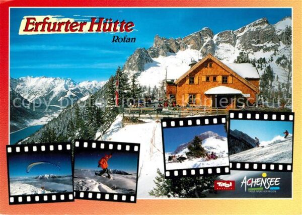 Maurach Achensee Erfurter Hütte Wintersportplatz Alpen