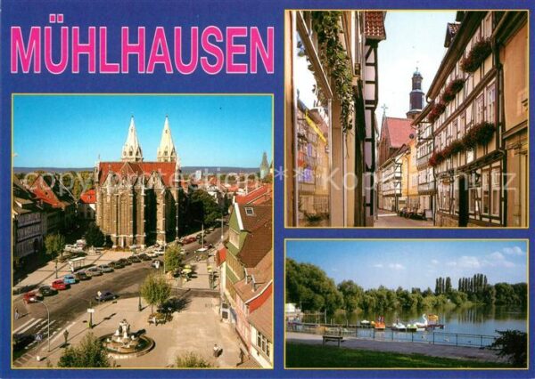 Muehlhausen Thueringen Blick vom Hotel Stadt Mühlhausen Divi B
