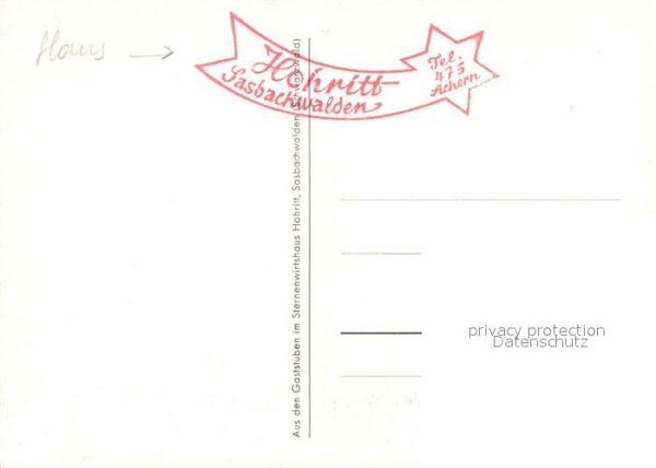 Sasbachwalden Gaststätte Hohritt – Bild 2