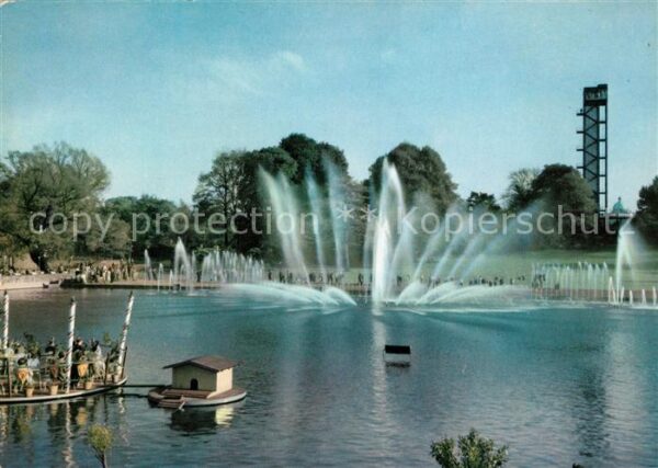 Hamburg Wasserspiele im Ausstellungspark Plante