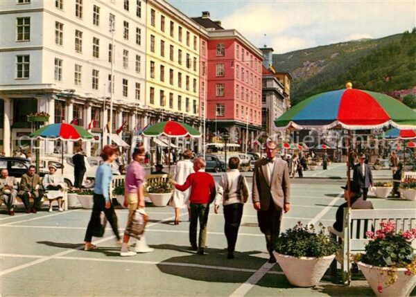 Bergen Norwegen Torvalmenningen Marquet Square