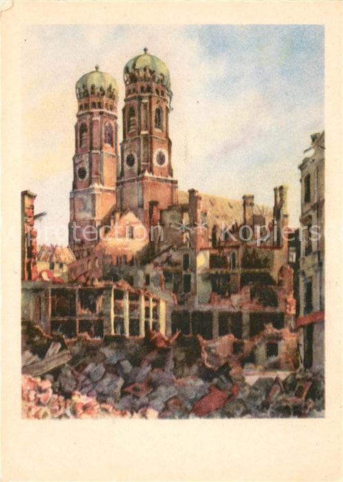 Muenchen Frauenkirche 15. Jhdt. Färbergraben Kün
