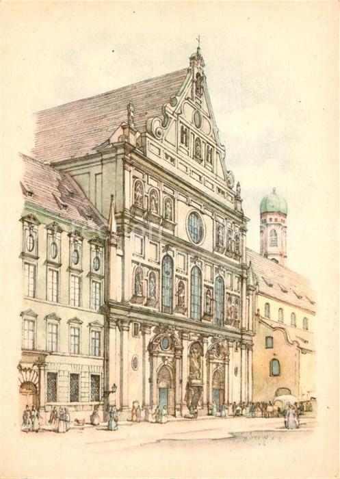 Muenchen Michaelshofkirche 16. Jhdt. Erbauer Fri