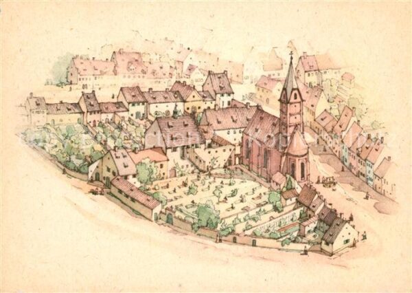 Muenchen Allerheiligenkirche am Kreuz und Umgebu