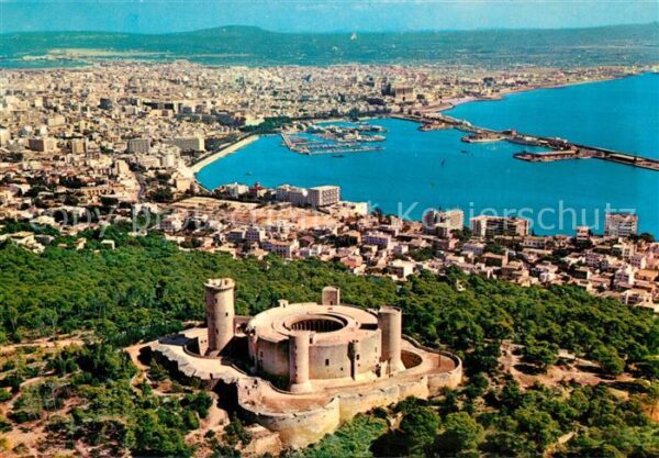 Palma de Mallorca Castillo de Bellver vista aerea