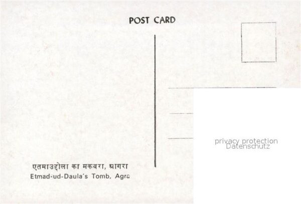 Agra Uttar Pradesh Etmad ud Daula's Tomb – Bild 2