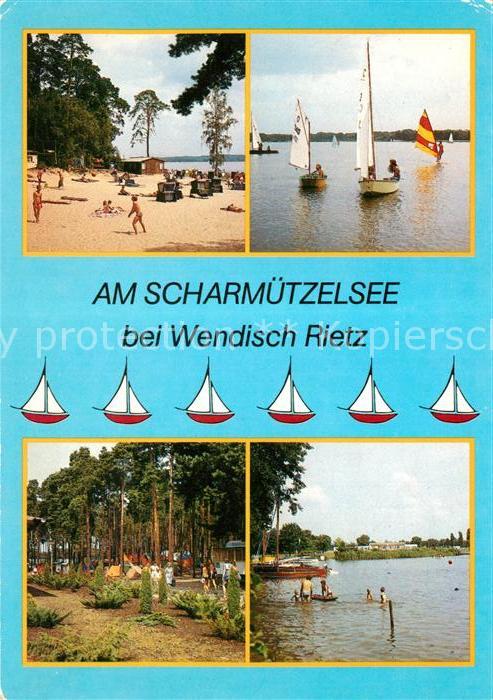 Wendisch Rietz Badestrand Camping Segeln Scharmützelse