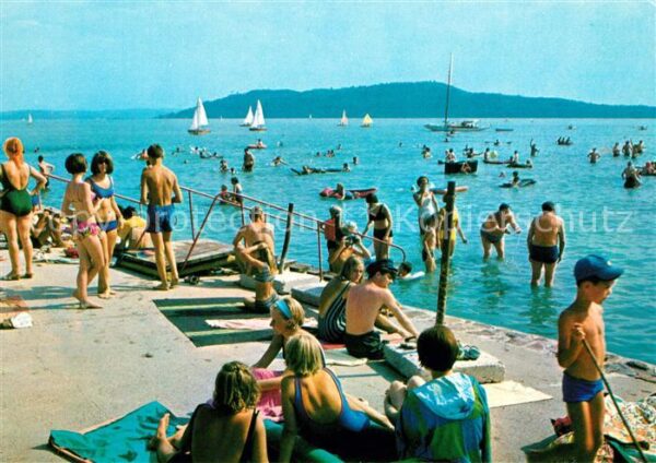 Balatonfuered Strand am Plattensee