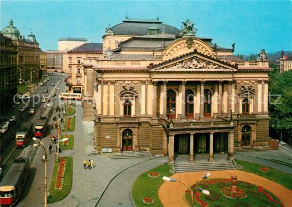 Brno Bruenn Roosevelt Gasse J. Mahen Schauspielhaus