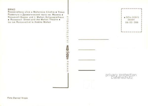 Brno Bruenn Roosevelt Gasse J. Mahen Schauspielhaus – Bild 2