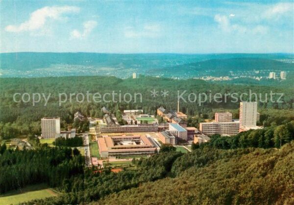 Saarbruecken Panorama mit Blick zur Universität