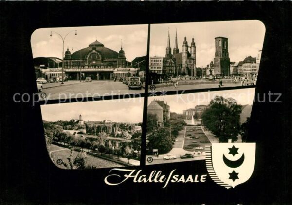Halle Saale Hauptbahnhof Burg Giebichenstein Theate