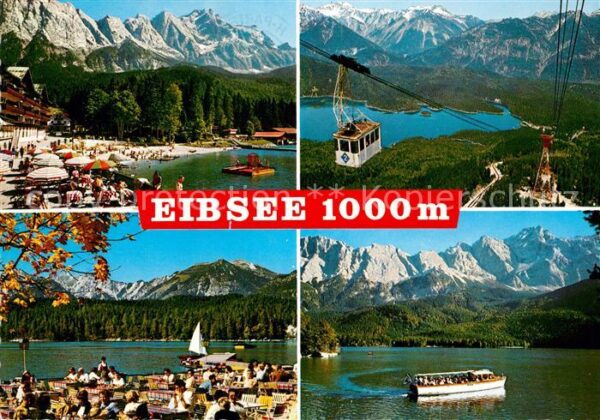 Eibsee Eibsee-Pavillon Motorbootrundfahrten Zu
