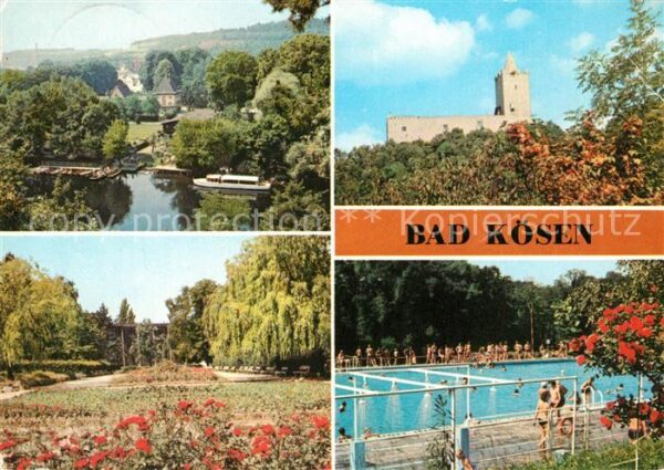 Bad Koesen Dampferanlegestelle Rudelsburg