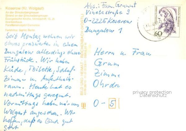 Koserow Ostseebad Usedom Streckelbergmauer Evangelische Kirche K – Bild 2