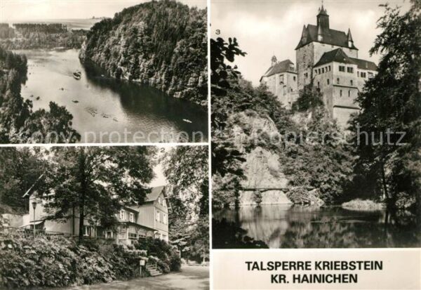 Kriebstein Landschaftspanorama Talsperre Waldhaus
