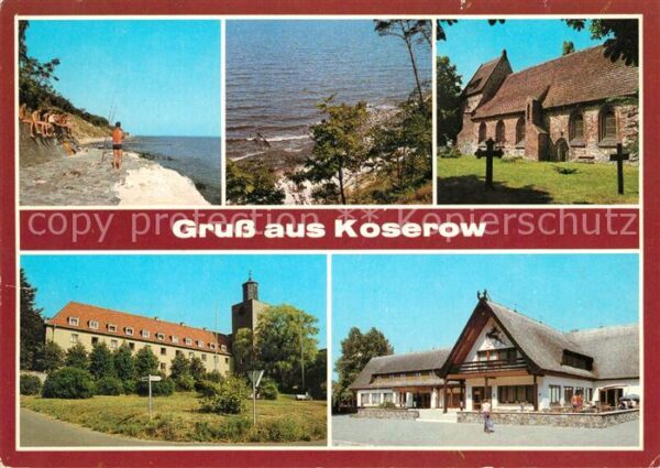 Koserow Ostseebad Usedom Streckelbergmauer Krankenhaus Forstferi